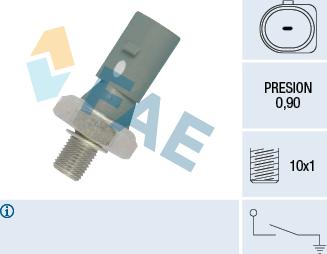 FAE 12882 - Sensor, oljetryck xdelar.se