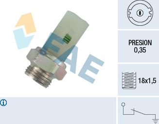 FAE 12380 - Sensor, oljetryck xdelar.se