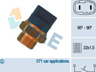 FAE 36370 - Termokontakt, kylarfläkt xdelar.se