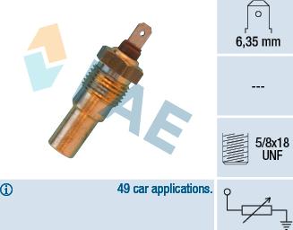 FAE 31690 - Sensor, kylmedietemperatur xdelar.se