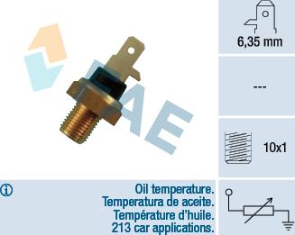 FAE 31610 - Sensor, oljetemperatur xdelar.se