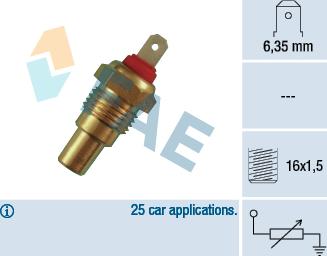 FAE 31330 - Sensor, kylmedietemperatur xdelar.se