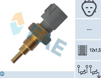 FAE 33910 - Sensor, kylmedietemperatur xdelar.se