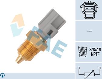 FAE 33425 - Sensor, oljetemperatur xdelar.se