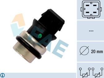 FAE 33650 - Sensor, kylmedietemperatur xdelar.se