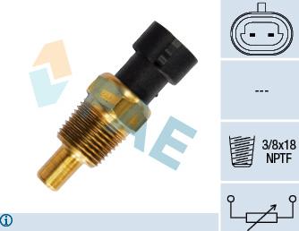 FAE 33340 - Sensor, oljetemperatur xdelar.se