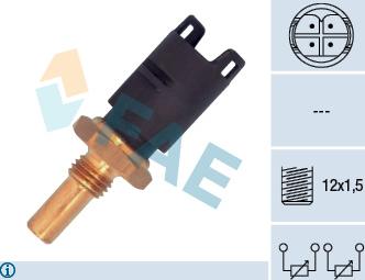 FAE 33295 - Sensor, kylmedietemperatur xdelar.se