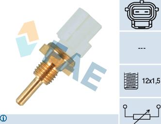 FAE 33255 - Sensor, kylmedietemperatur xdelar.se