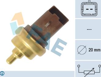 FAE 33708 - Sensor, kylmedietemperatur xdelar.se