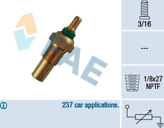 FAE 32010 - Sensor, kylmedietemperatur xdelar.se