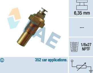 FAE 32230 - Sensor, kylmedietemperatur xdelar.se