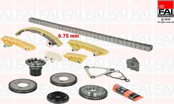 FAI AutoParts TCK47 - Transmissionskedjesats xdelar.se