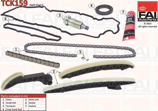 FAI AutoParts TCK159 - Transmissionskedjesats xdelar.se