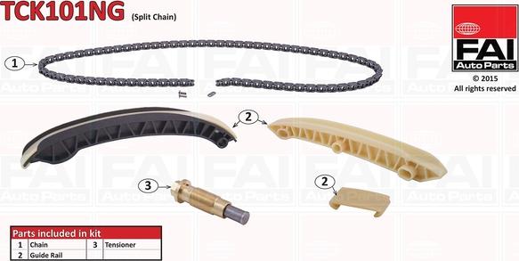 FAI AutoParts TCK101NG - Transmissionskedjesats xdelar.se