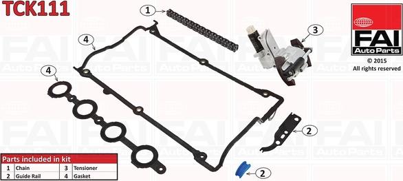 FAI AutoParts TCK111 - Transmissionskedjesats xdelar.se