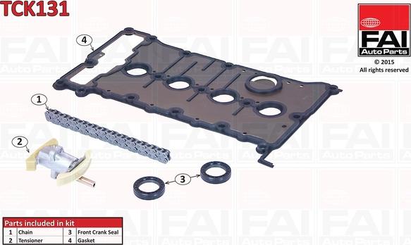 FAI AutoParts TCK131 - Transmissionskedjesats xdelar.se