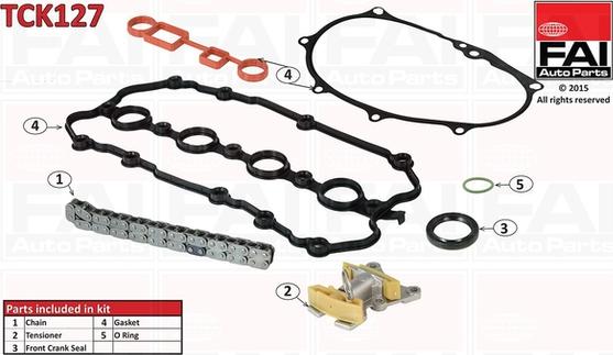 FAI AutoParts TCK127 - Transmissionskedjesats xdelar.se