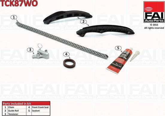 FAI AutoParts TCK87WO - Transmissionskedjesats xdelar.se