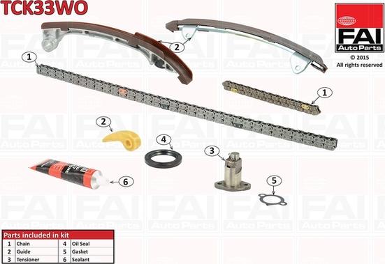 FAI AutoParts TCK33WO - Transmissionskedjesats xdelar.se