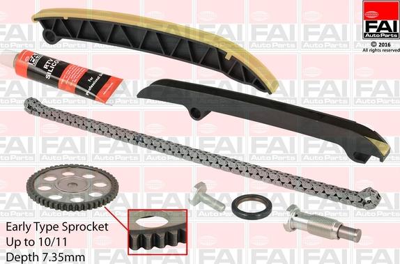 FAI AutoParts TCK208 - Transmissionskedjesats xdelar.se