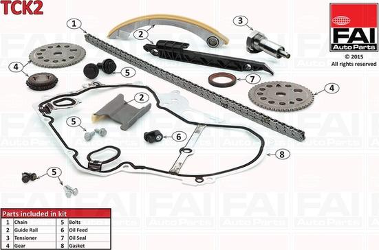 FAI AutoParts TCK2 - Transmissionskedjesats xdelar.se