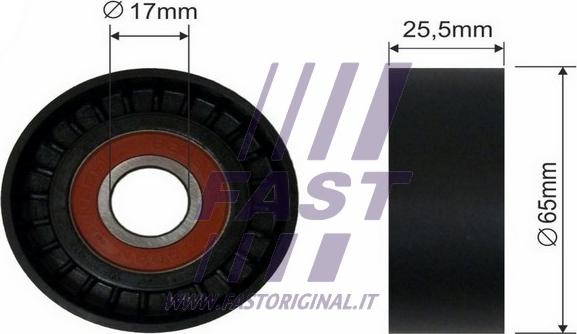 Fast FT44536 - Styrrulle, flerspårsrem xdelar.se