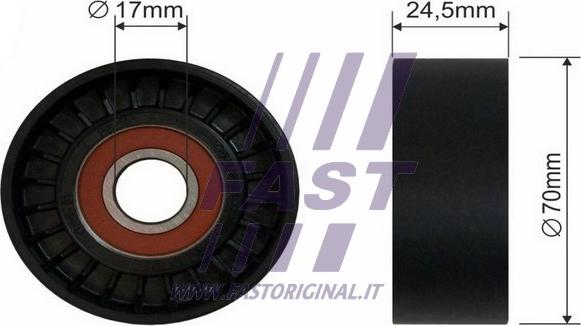 Fast FT44570 - Styrrulle, flerspårsrem xdelar.se