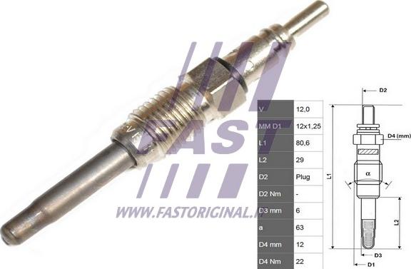 Fast FT82725 - Glödstift xdelar.se