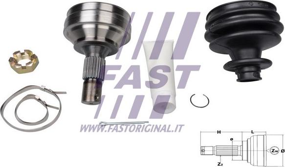 Fast FT25089K - Ledsats, drivaxel xdelar.se