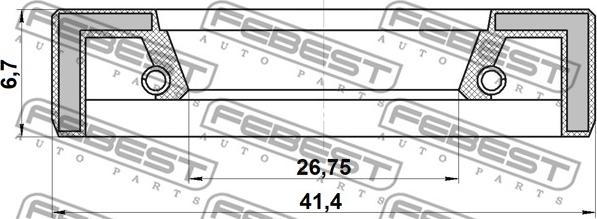 Febest 95FAY-28410707X - Reparationssats, styrled axiell xdelar.se