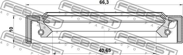 Febest 95IAS-42661010X - Axeltätning, drivacel xdelar.se