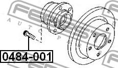 Febest 0484-001 - Hjulbult xdelar.se