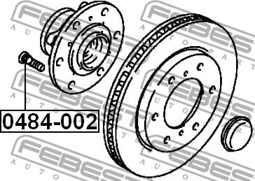 Febest 0484-002 - Hjulbult xdelar.se