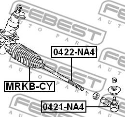 Febest 0421-NA4 - Parallellstagsled xdelar.se