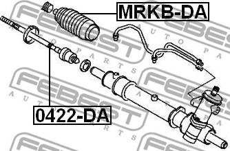 Febest MRKB-DA - Bälgar, styrsystem xdelar.se