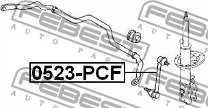 Febest 0523-PCF - Länk, krängningshämmare xdelar.se