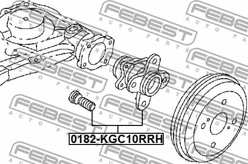 Febest 0182-KGC10RRH - Hjulnav xdelar.se