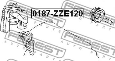 Febest 0187-ZZE120 - Styrrulle, flerspårsrem xdelar.se