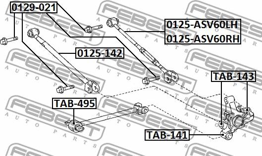 Febest 0129-021 - Inställningsskruv, camber xdelar.se