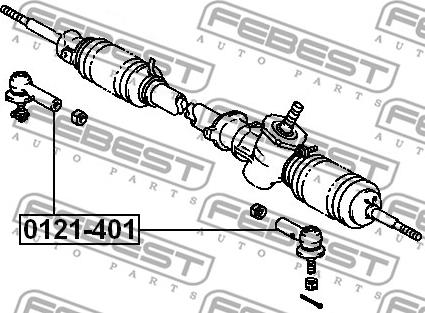 Febest 0121-401 - Parallellstagsled xdelar.se