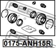 Febest 0175-ANH15R - Reparationssats, bromsok xdelar.se