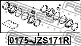 Febest 0175-JZS171R - Reparationssats, bromsok xdelar.se