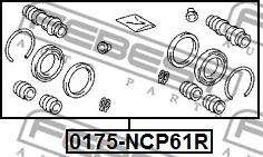 Febest 0175-NCP61R - Reparationssats, bromsok xdelar.se