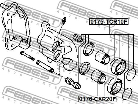 Febest 0176-CXR20F - Kolv, bromsok xdelar.se