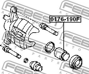 Febest 0176-AE190F - Kolv, bromsok xdelar.se