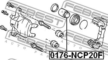 Febest 0176-NCP20F - Kolv, bromsok xdelar.se