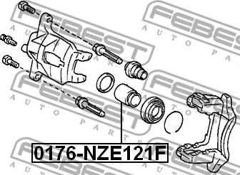 Febest 0176-NZE121F - Kolv, bromsok xdelar.se