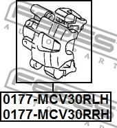 Febest 0177-MCV30RLH - Bromsok xdelar.se