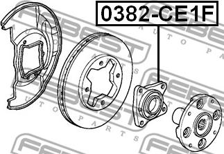 Febest 0382-CE1F - Hjulnav xdelar.se