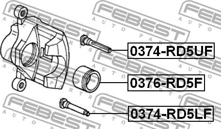 Febest 0376-RD5F - Kolv, bromsok xdelar.se